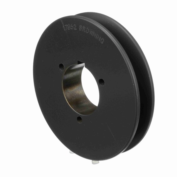 1 Groove Cast Iron Bushed Bore Multiple Sheave, 1TB52